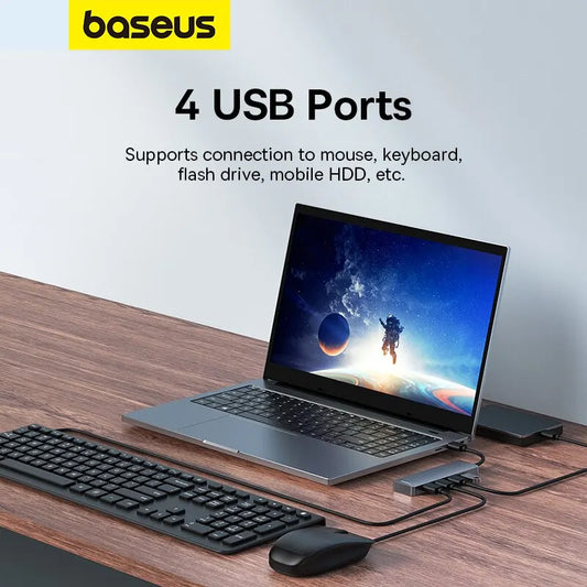 Hub USB 3.0 Baseus – 4 Ports Ultra-Rapides