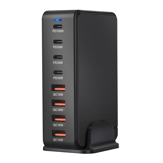 ⚡ Chargeur de Bureau GaN 240W – 8 Ports USB-C & USB-A, Charge Rapide PD 3.0