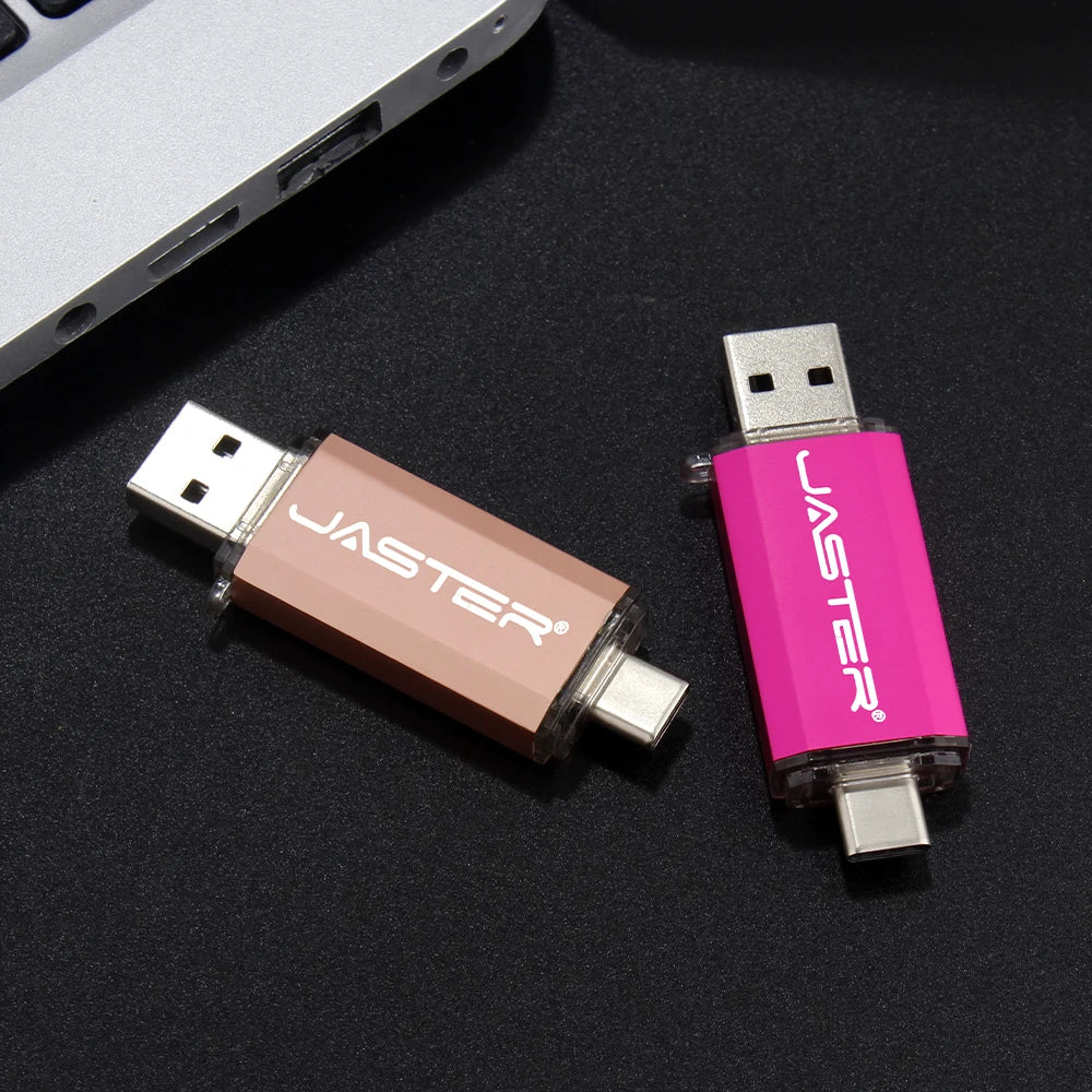 Clé USB JASTER Type-C OTG – Double Interface USB 2.0 & Type-C