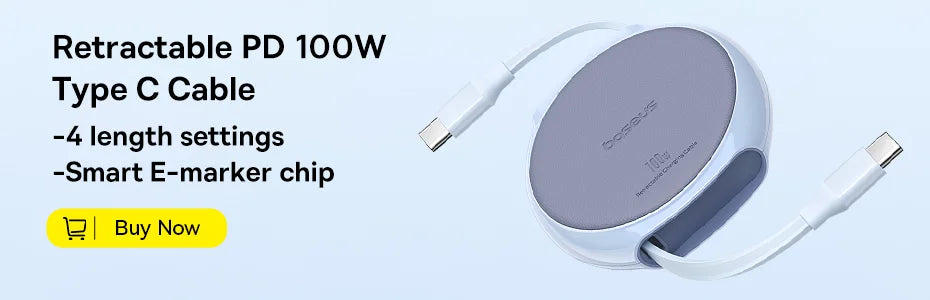 🔌 Câble Baseus USB Type-C vers USB-C