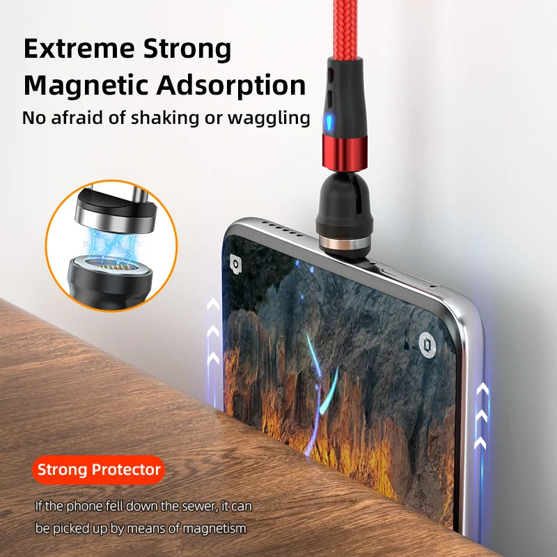 ⚡ Câble Magnétique 7 Broches – Charge Rapide & Connexion Intelligente