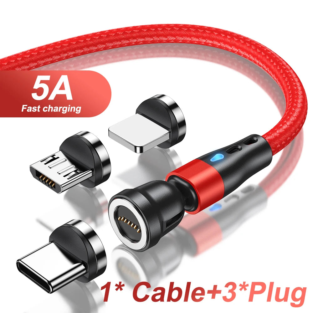 ⚡ Câble Magnétique 7 Broches – Charge Rapide & Connexion Intelligente