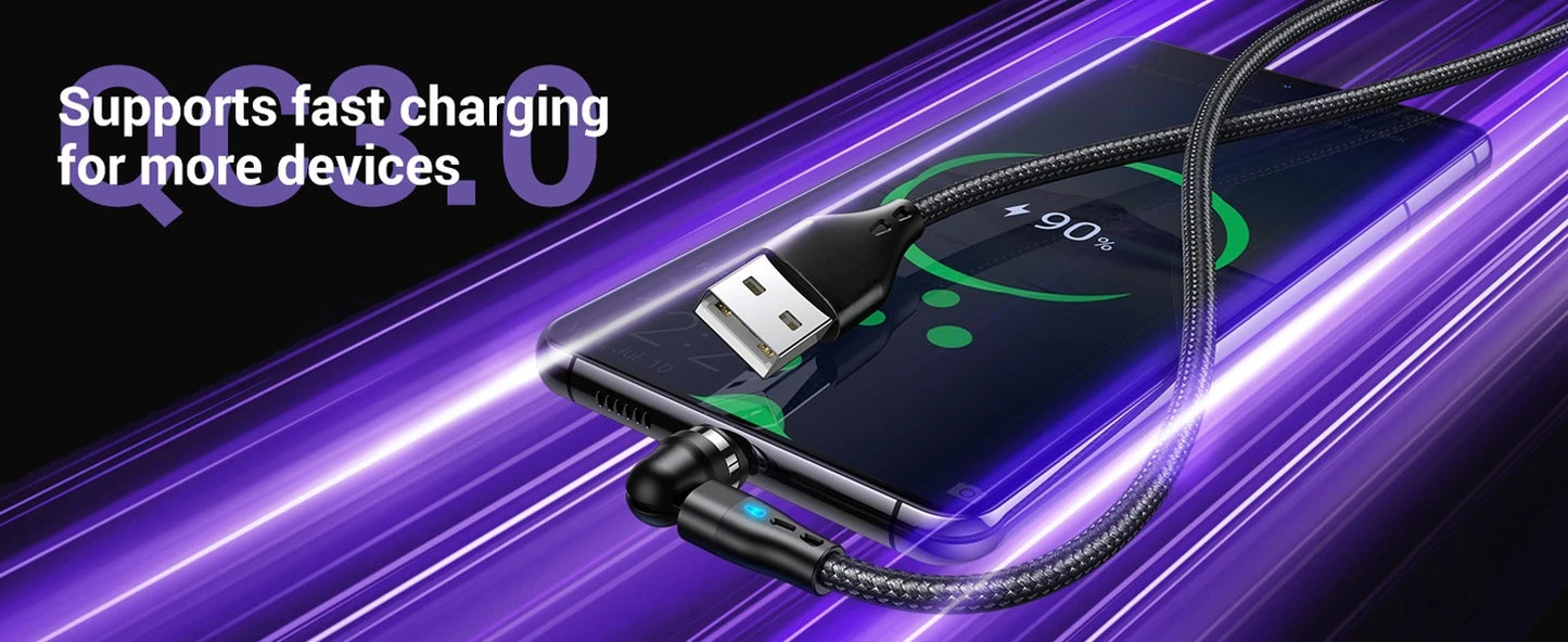 ⚡ Câble Magnétique 7 Broches – Charge Rapide & Connexion Intelligente