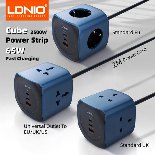 ⚡ Station de Charge Multifonction LDNIO Cube 65W