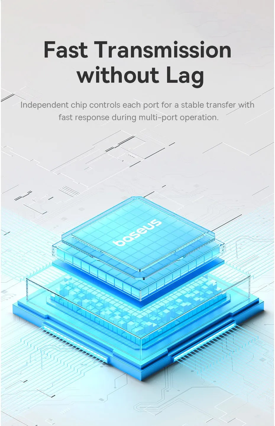 Hub USB 3.0 Baseus – 4 Ports Ultra-Rapides