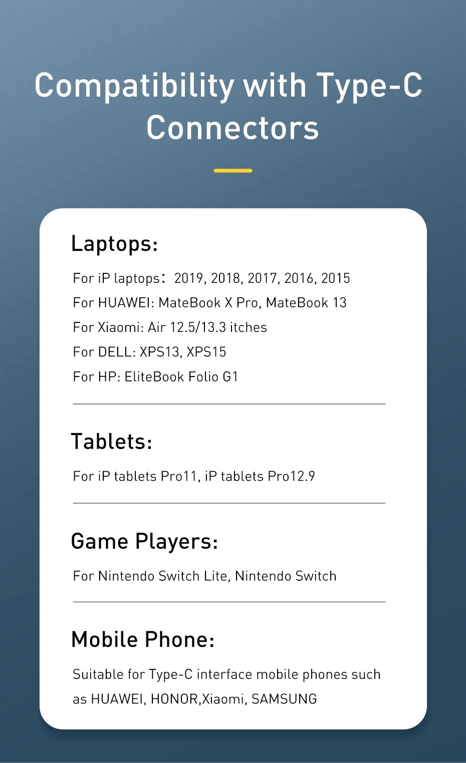 🔌 Câble Baseus USB Type-C vers USB-C