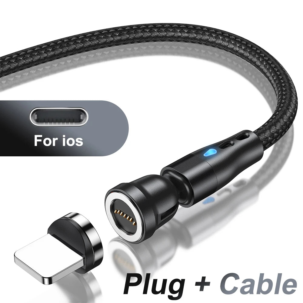 ⚡ Câble Magnétique 7 Broches – Charge Rapide & Connexion Intelligente
