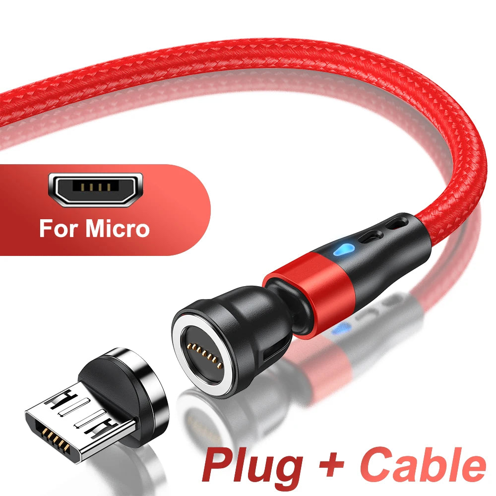 ⚡ Câble Magnétique 7 Broches – Charge Rapide & Connexion Intelligente