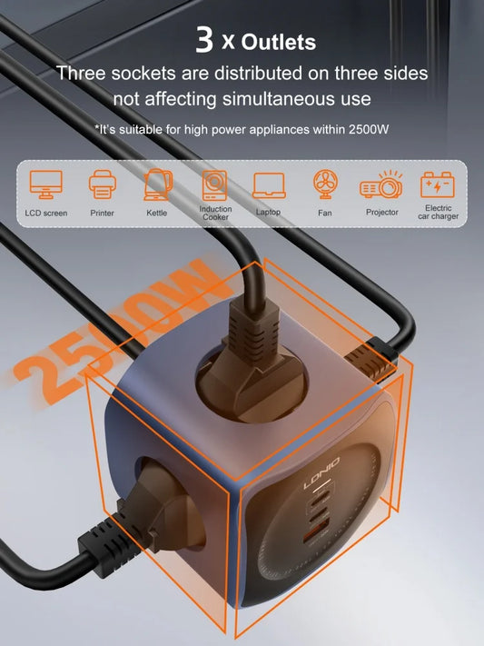 ⚡ Station de Charge Multifonction LDNIO Cube 65W