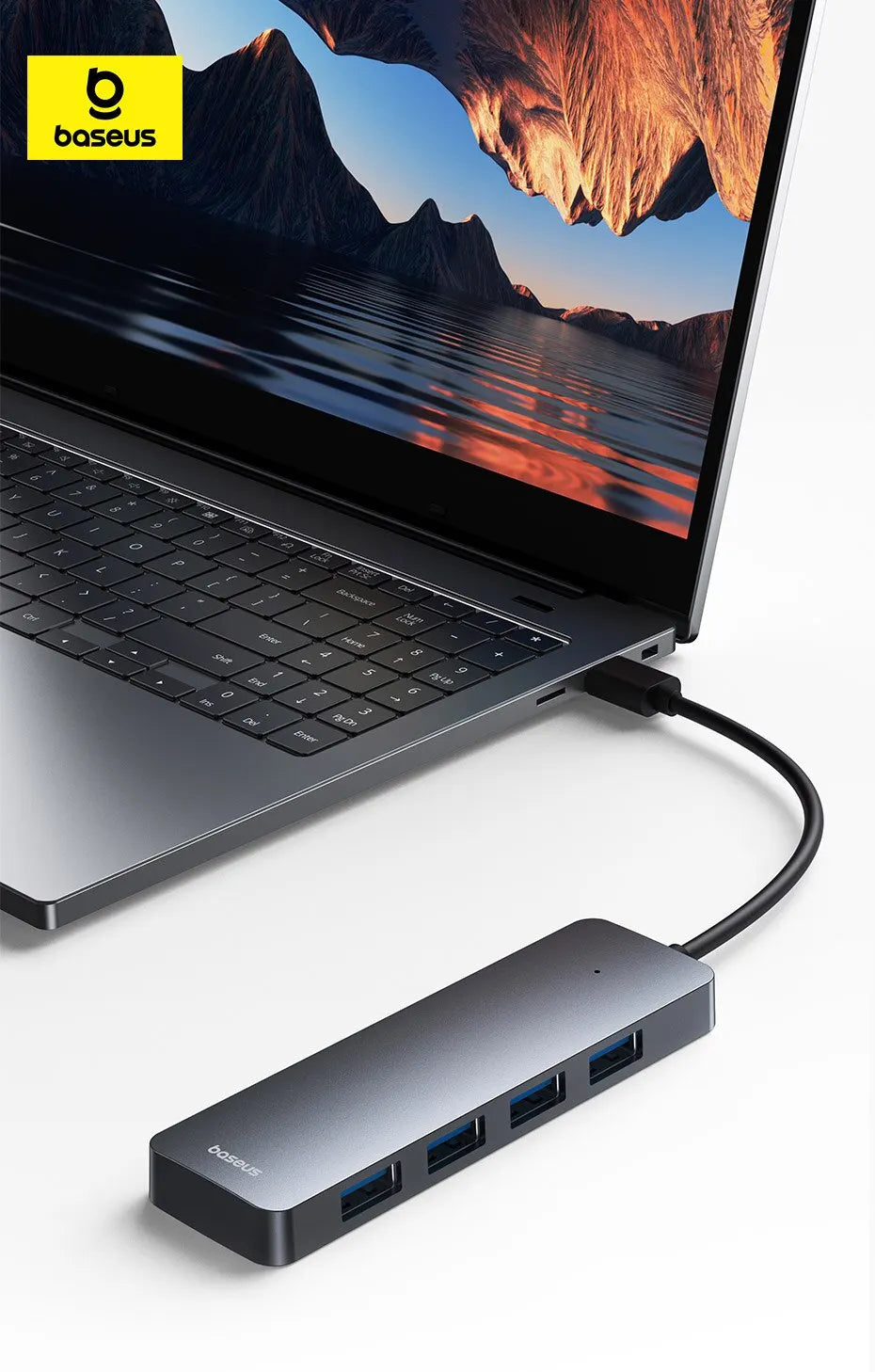 Hub USB 3.0 Baseus – 4 Ports Ultra-Rapides