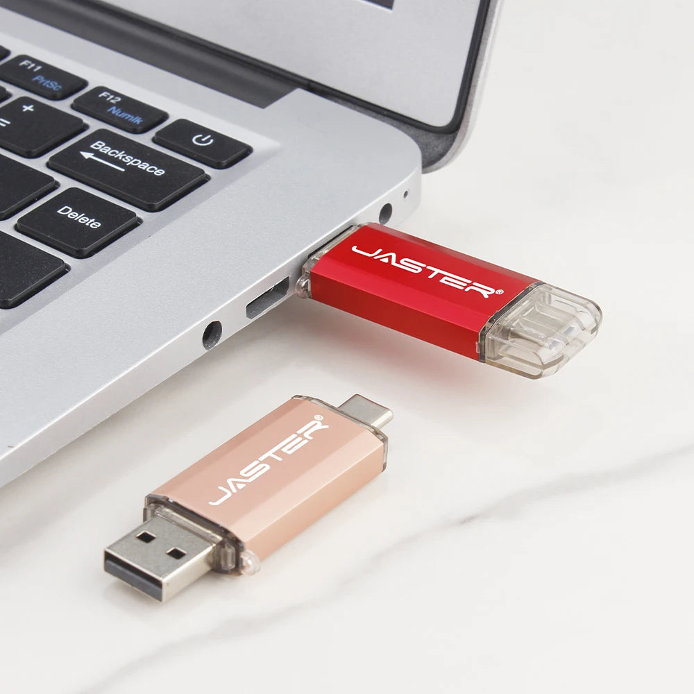 Clé USB JASTER Type-C OTG – Double Interface USB 2.0 & Type-C
