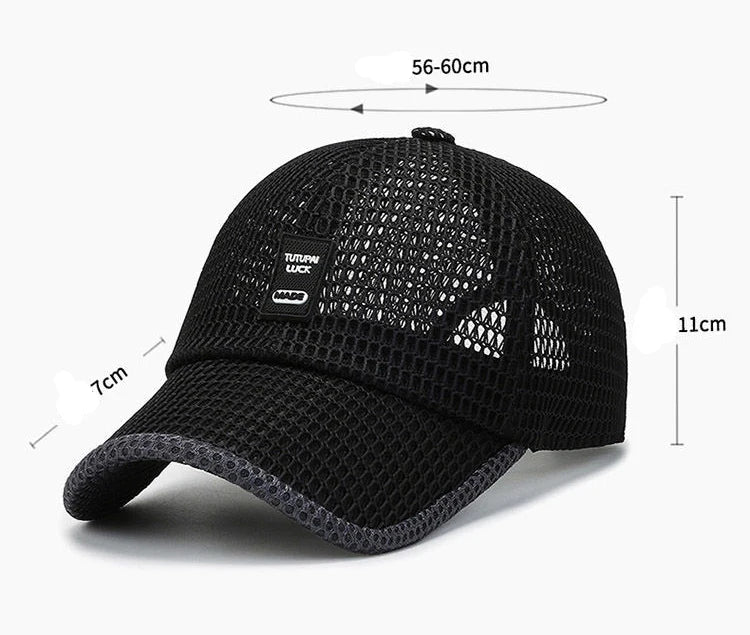 🧢 Casquette en Maille Respirante – Style Décontracté & Polyvalent