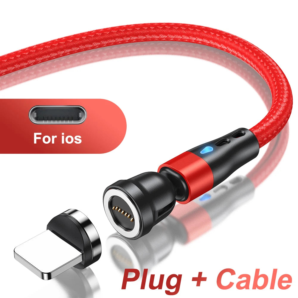 ⚡ Câble Magnétique 7 Broches – Charge Rapide & Connexion Intelligente