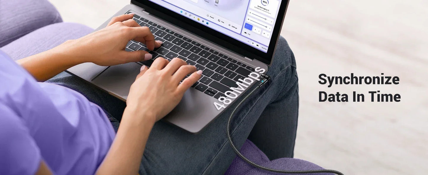 ⚡ Câble Magnétique 7 Broches – Charge Rapide & Connexion Intelligente