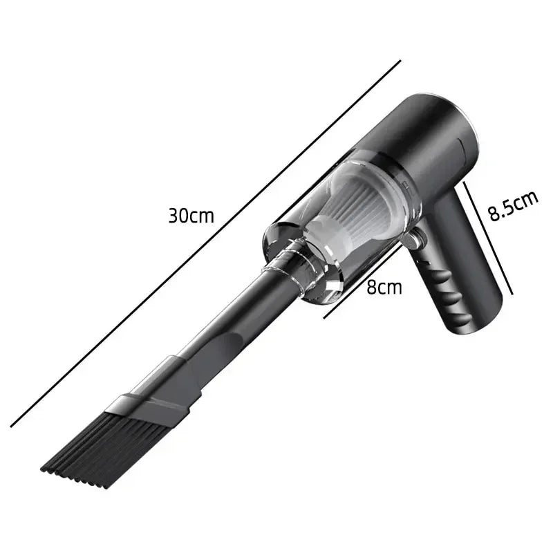 Aspirateur de Voiture Sans Fil 120W – Puissant & Portable