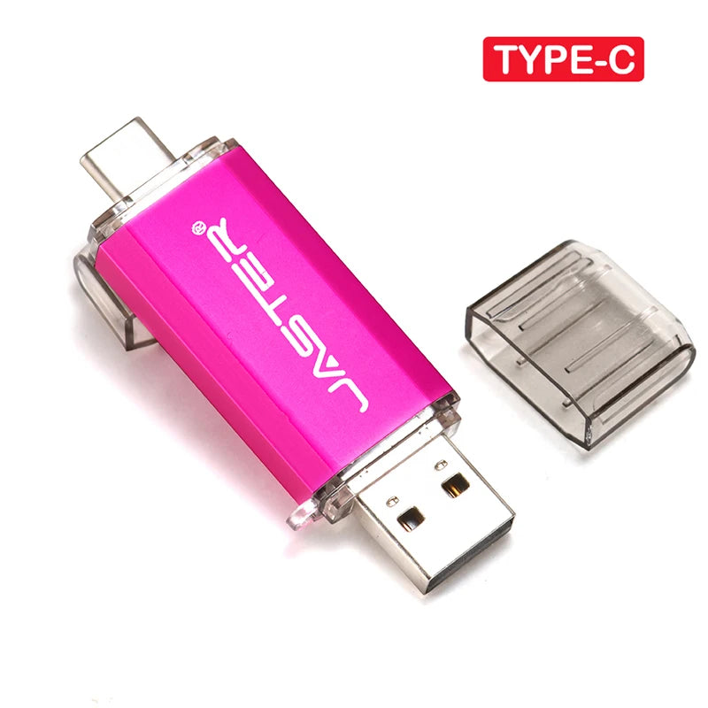 Clé USB JASTER Type-C OTG – Double Interface USB 2.0 & Type-C