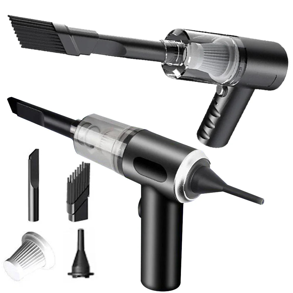 Aspirateur de Voiture Sans Fil 120W – Puissant & Portable